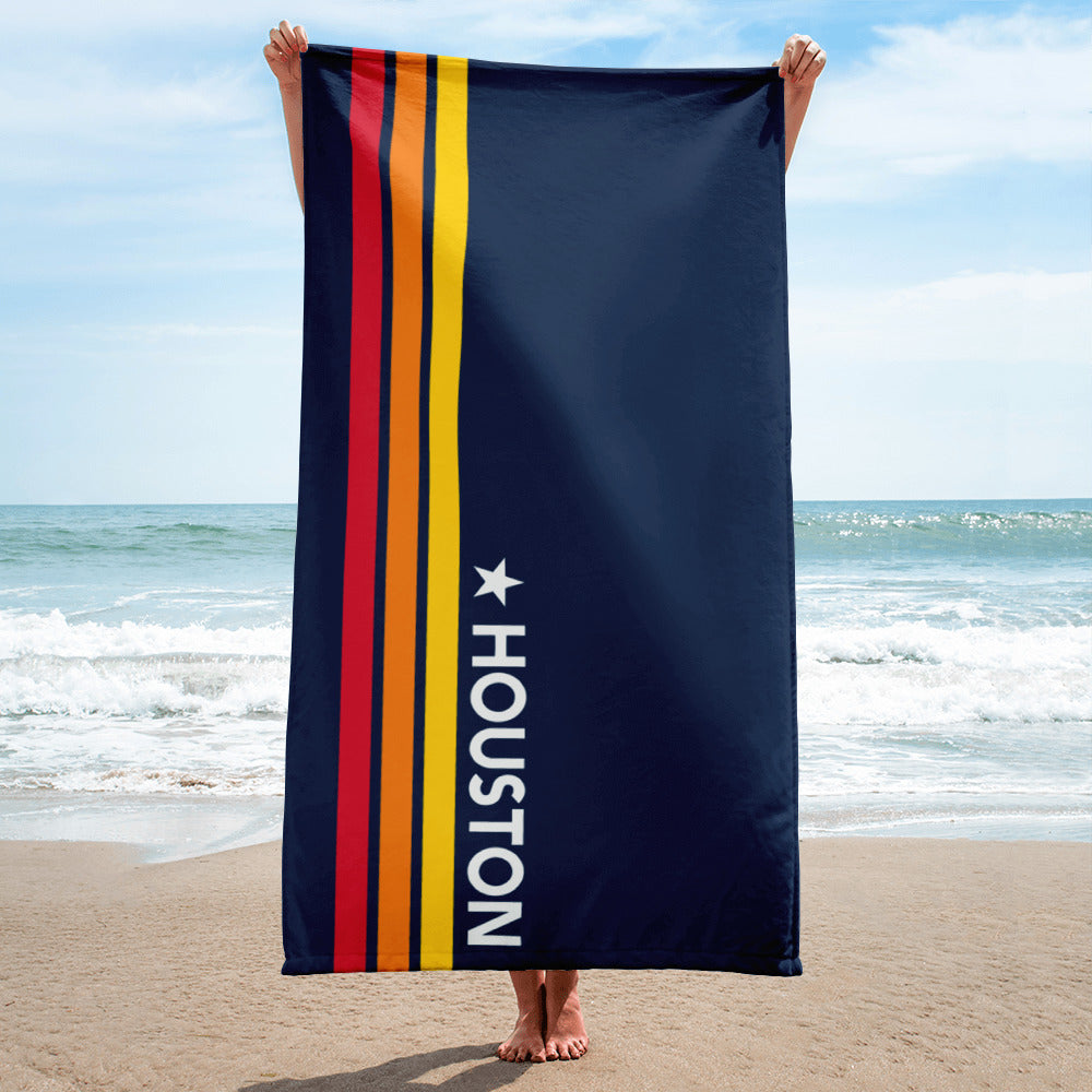 Houston - Beach Towel 30″× 60″
