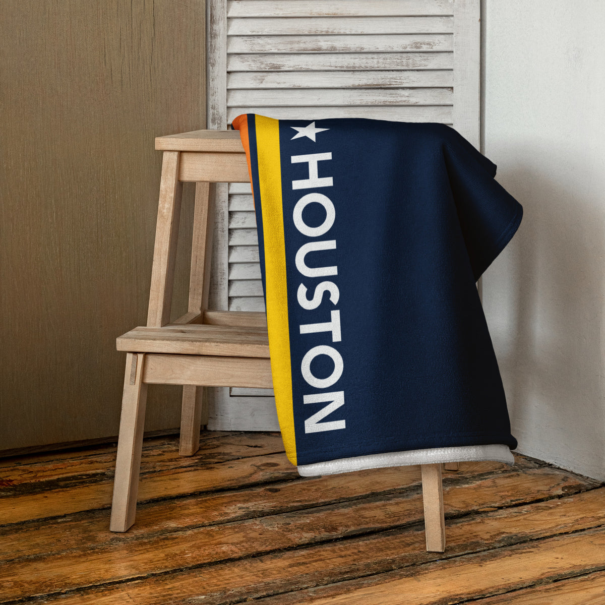 Houston - Beach Towel 30″× 60″