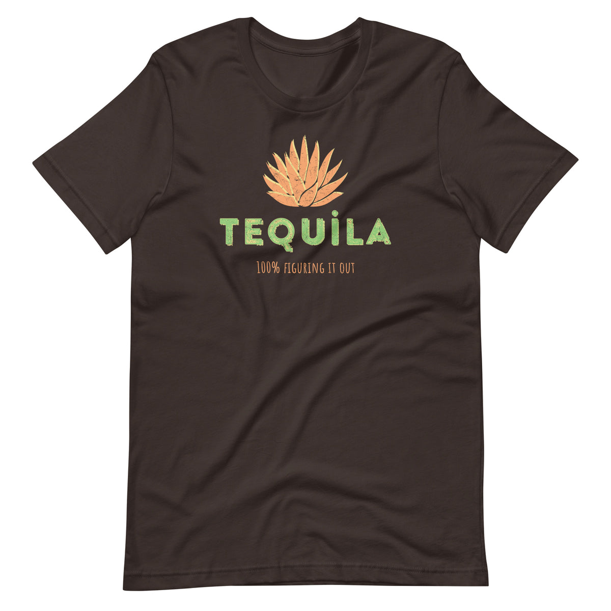 tequila-unisex-staple-t-shirt-brown-front