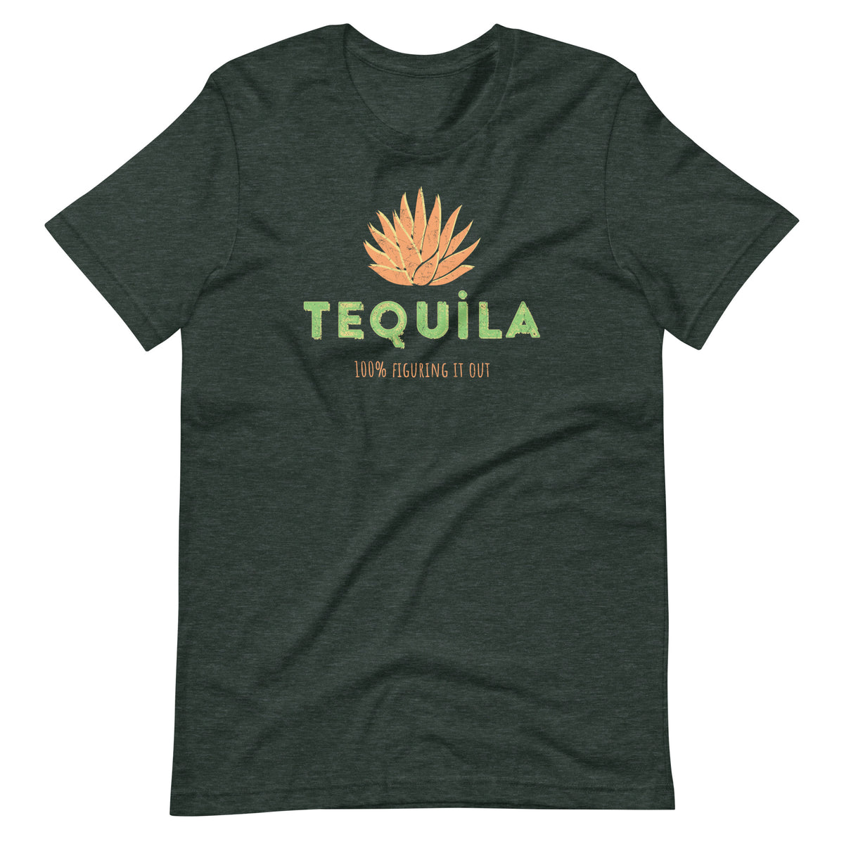 tequila-unisex-staple-t-shirt-heather-forest-front