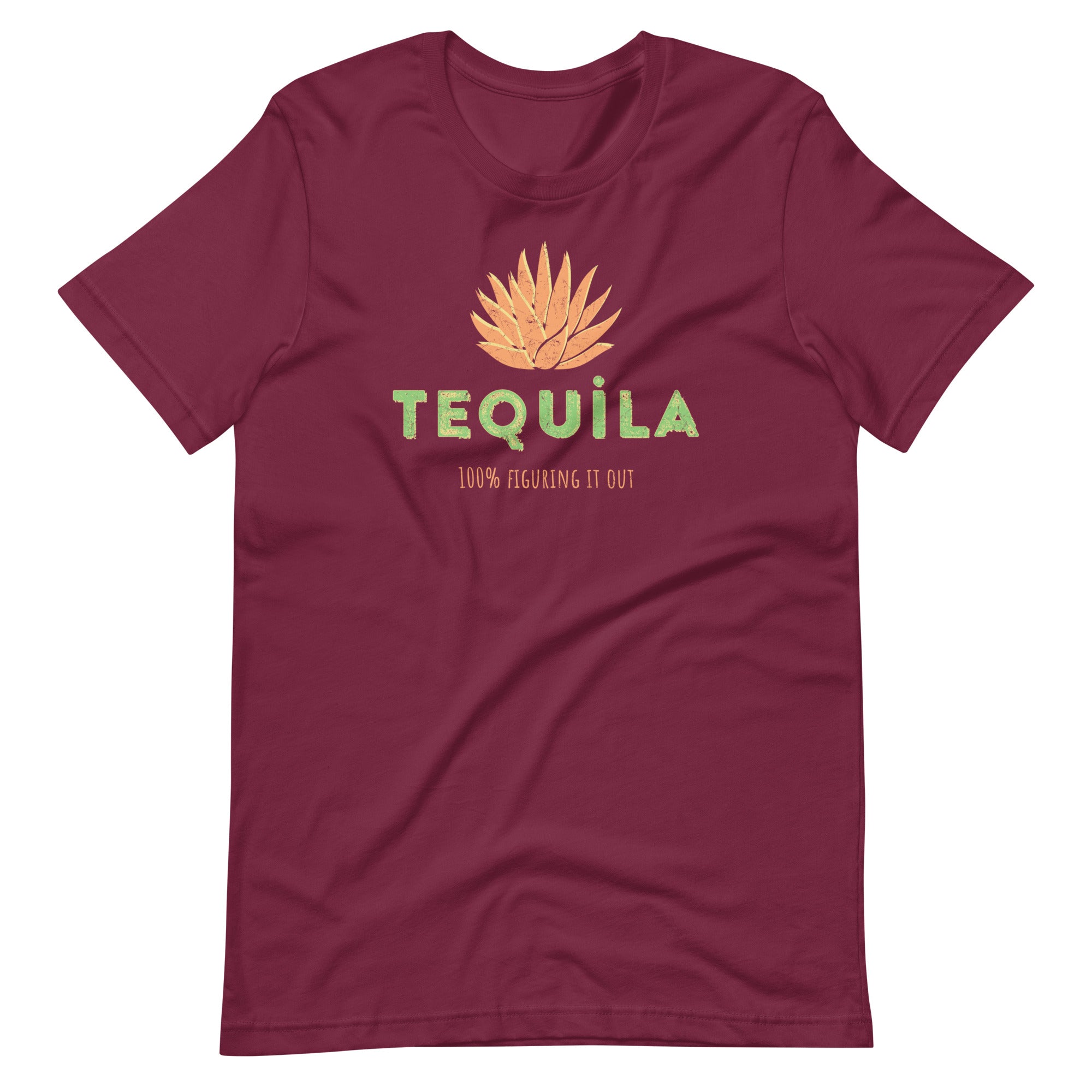 tequila-unisex-staple-t-shirt-maroon-front