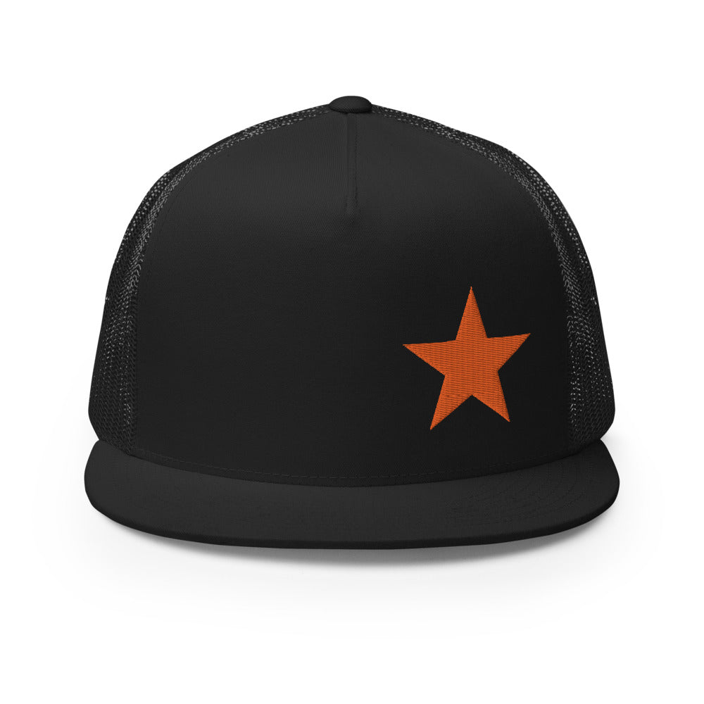 Orange Star - 5 Panel Trucker Hat