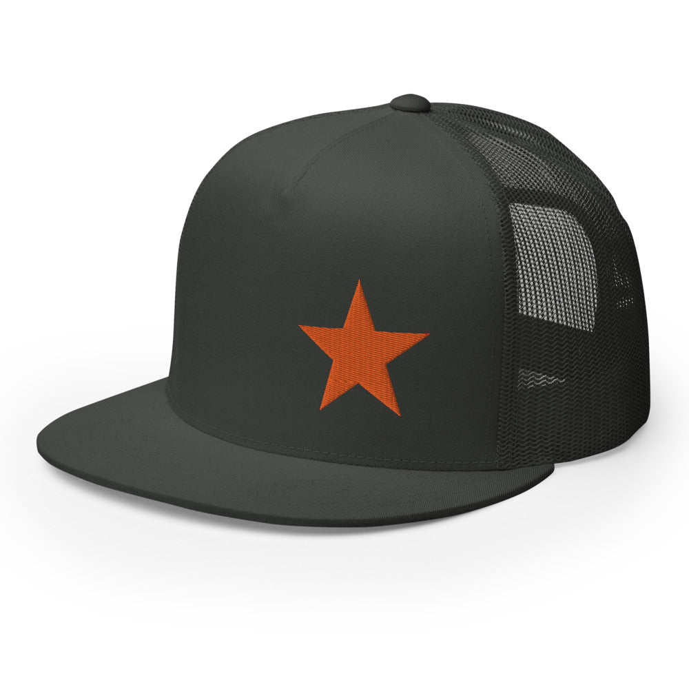 Orange Star - 5 Panel Trucker Hat