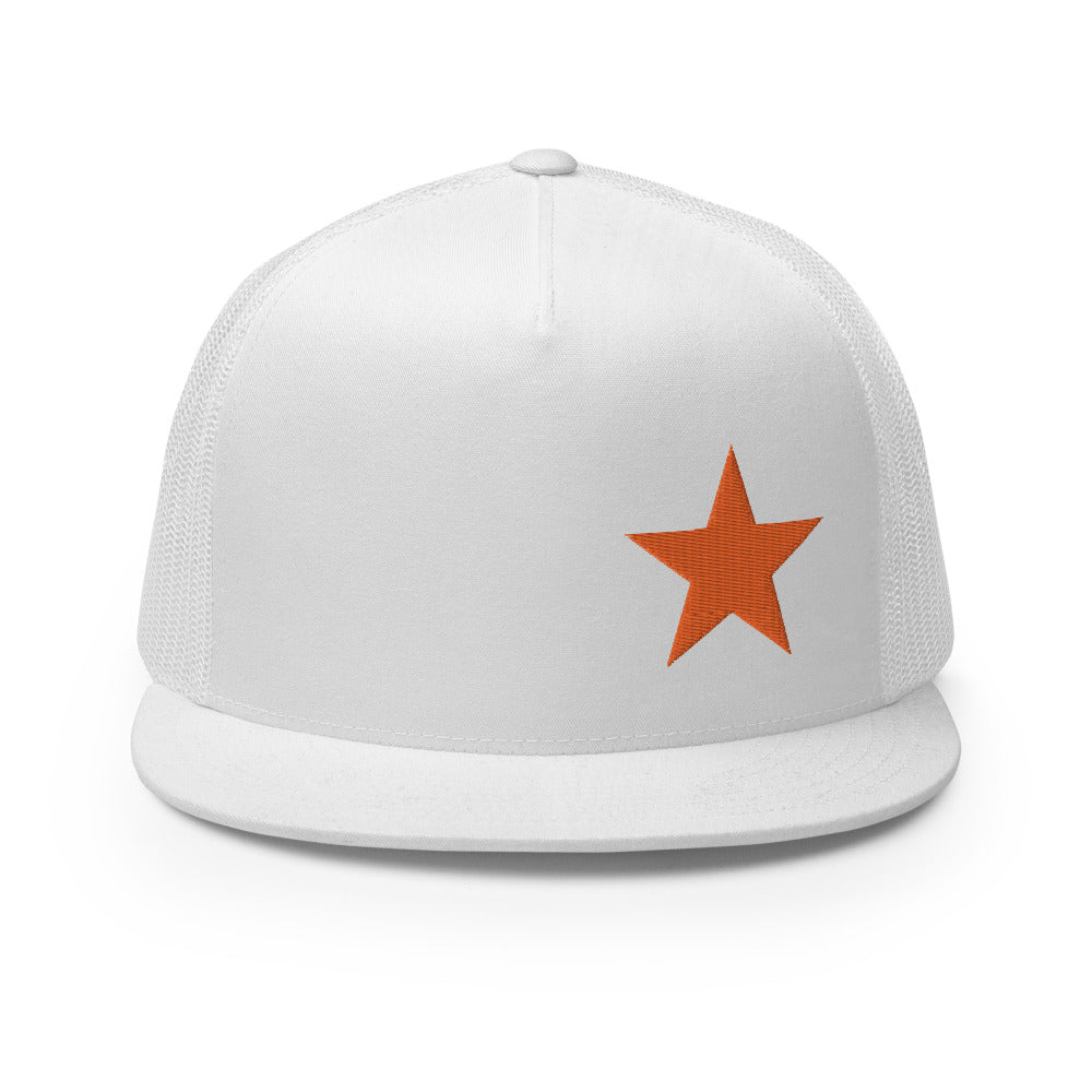 Orange Star - 5 Panel Trucker Hat