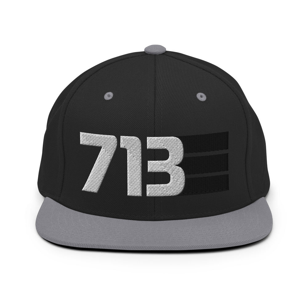 713 White - Classic Snapback Hat