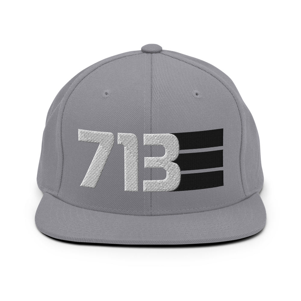 713 White - Snapback Hat