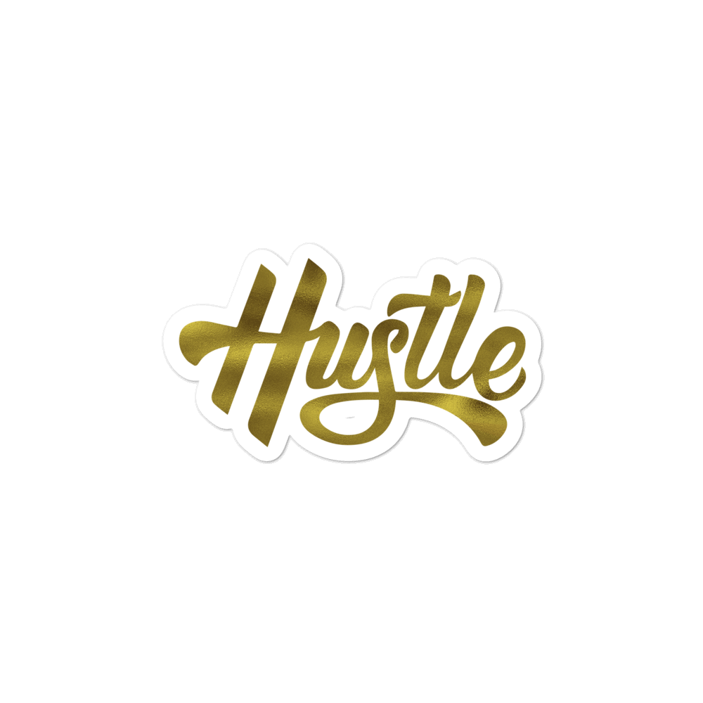 Gold Hustle - Stickers - 7onetees