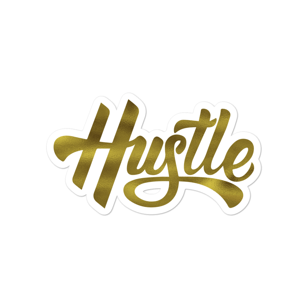 Gold Hustle - Stickers - 7onetees