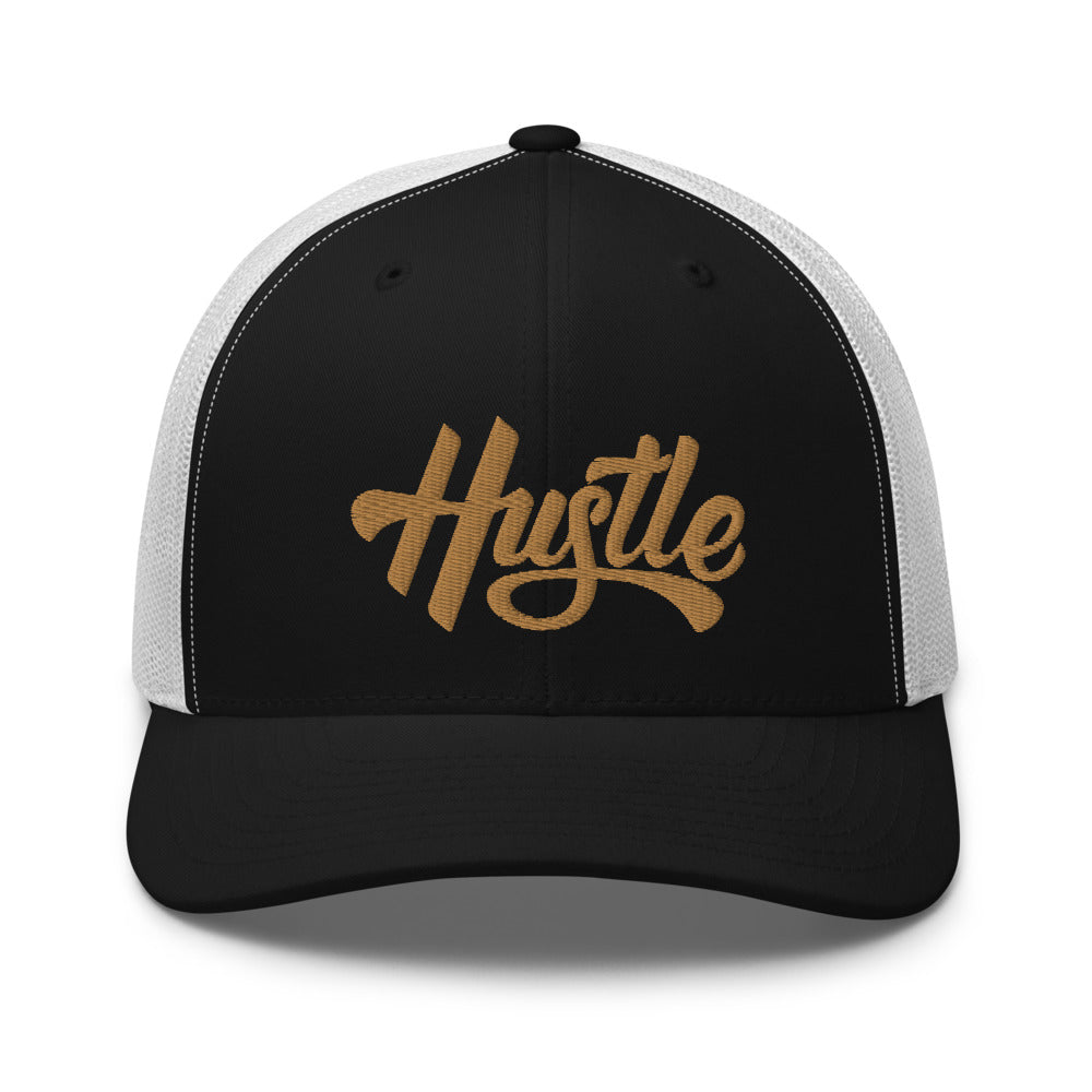 Hustle - Retro Trucker Cap - 7onetees