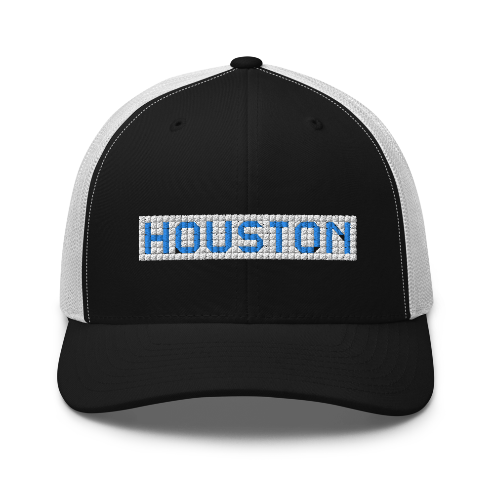 Houston Blue Tiles - Retro Trucker Cap - 7onetees