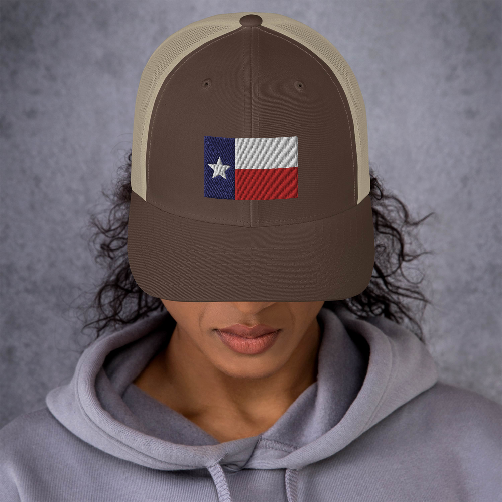 Texas Flag - Retro Trucker Cap - 7onetees