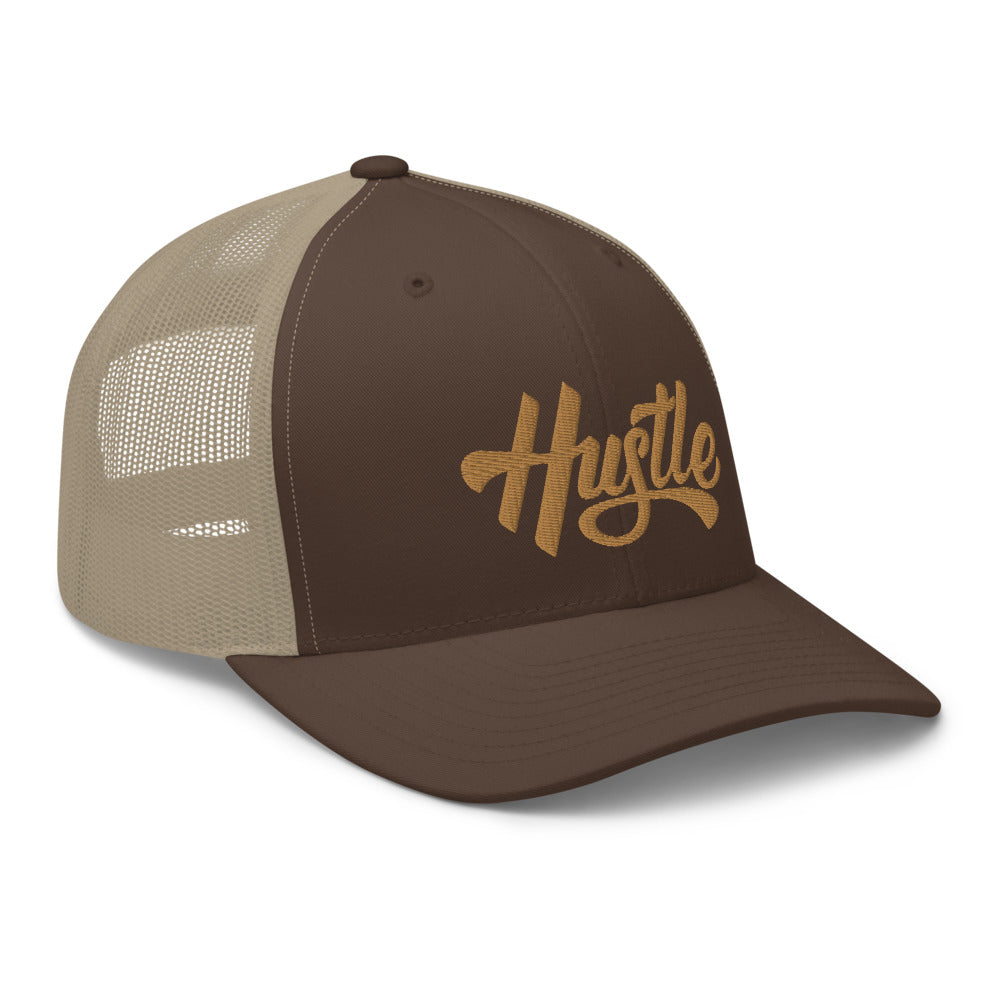 Hustle - Retro Trucker Cap - 7onetees