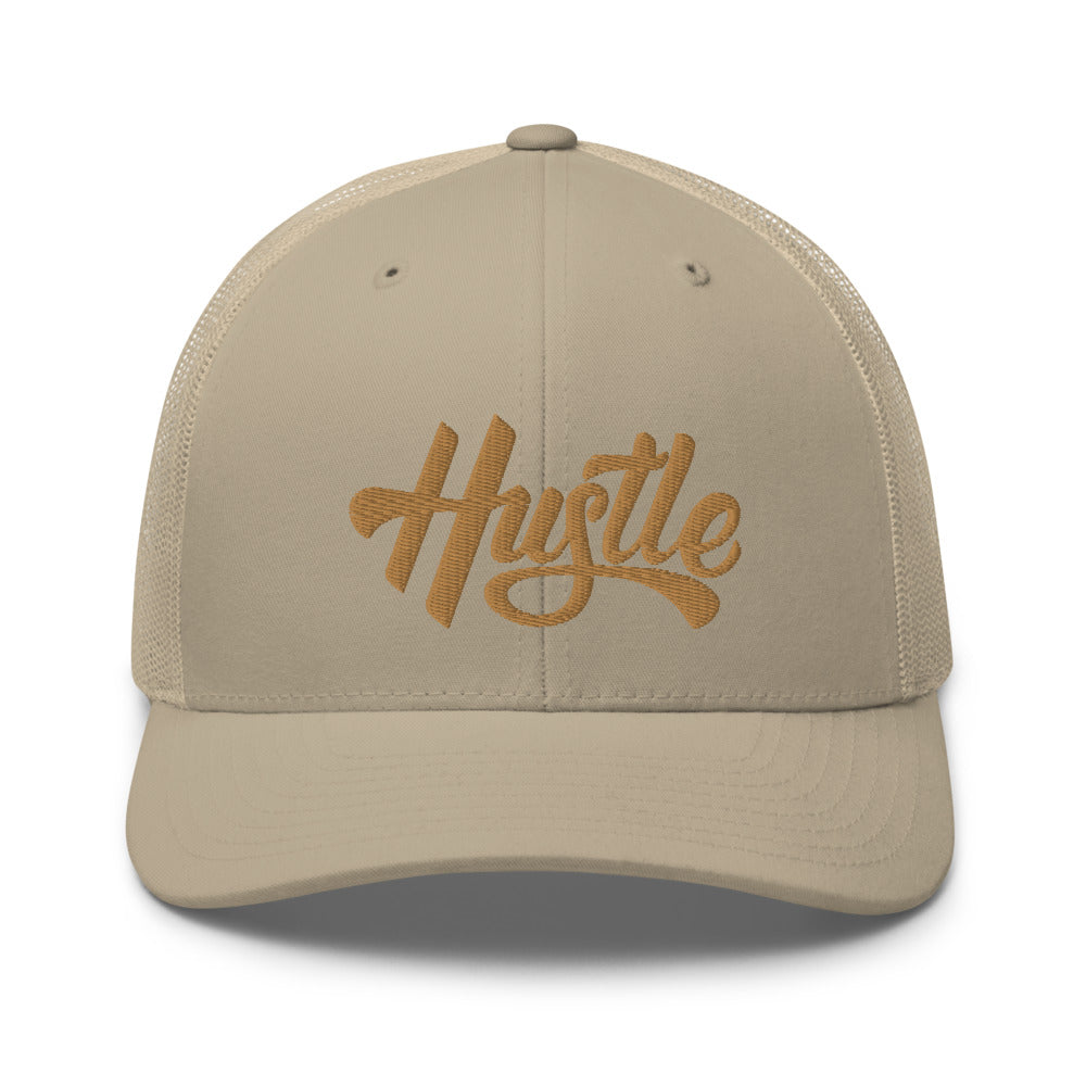 Hustle - Retro Trucker Cap - 7onetees