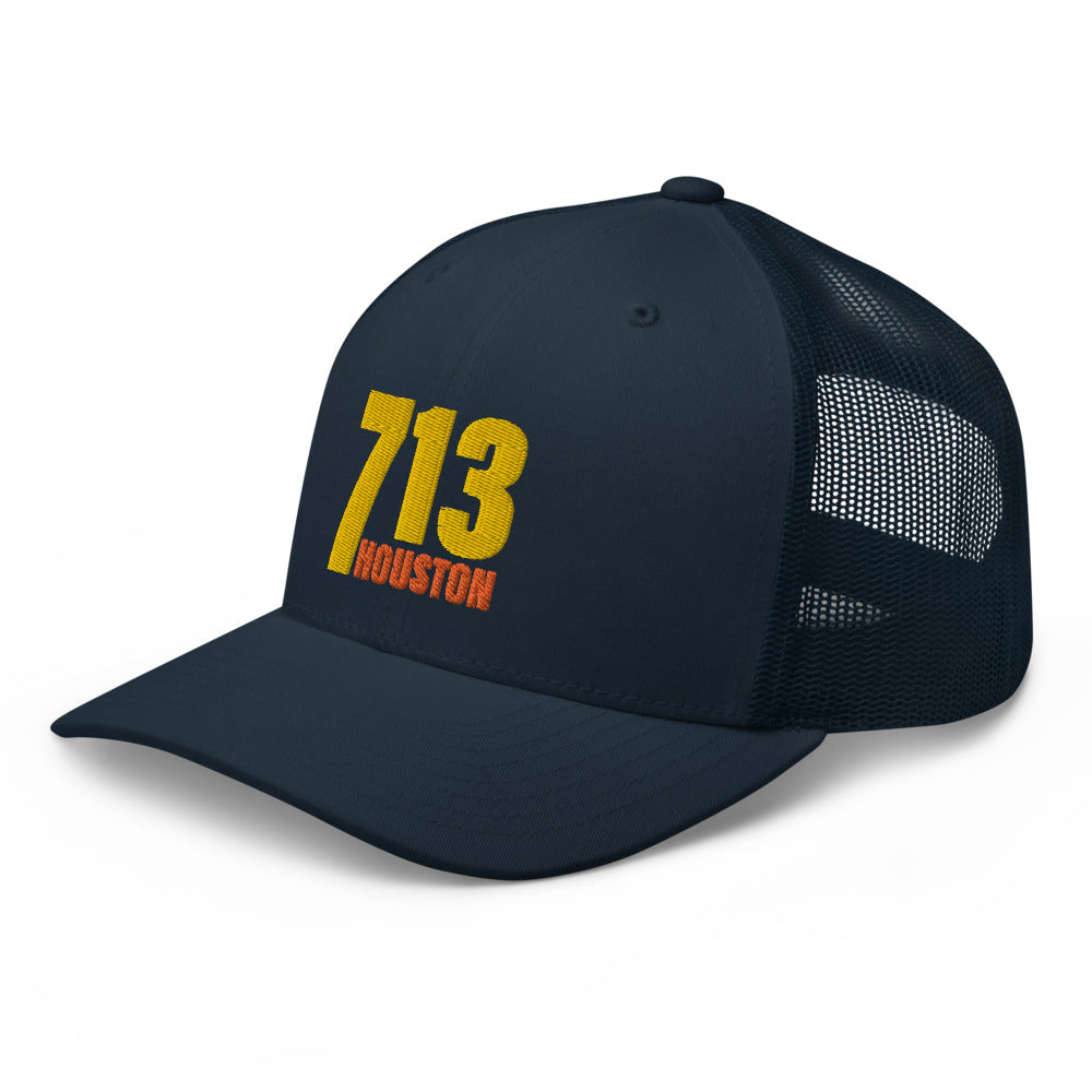 713 Houston - Retro Trucker Cap