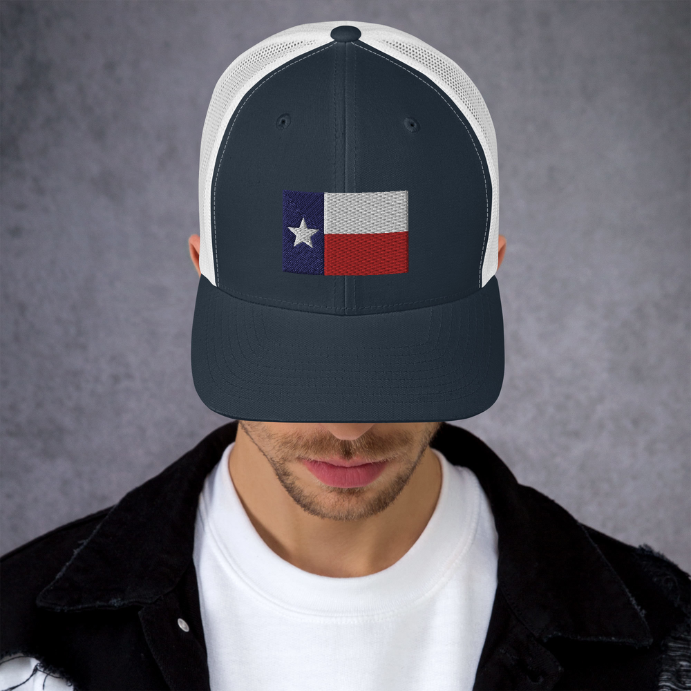 Texas Flag - Retro Trucker Cap - 7onetees
