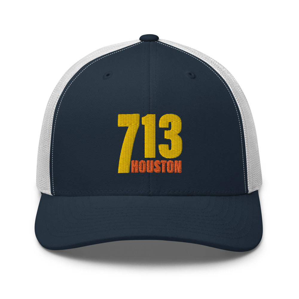 713 Houston - Retro Trucker Cap