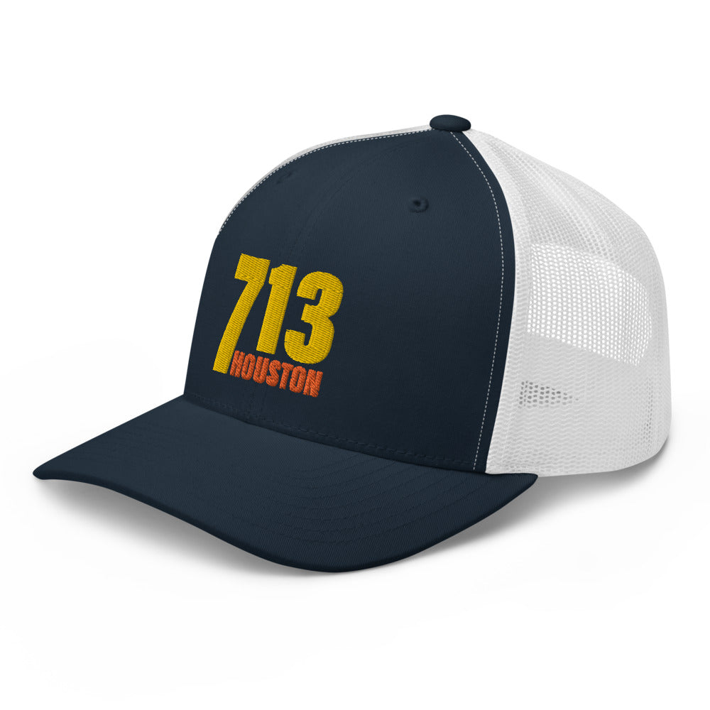 713 Houston - Retro Trucker Cap