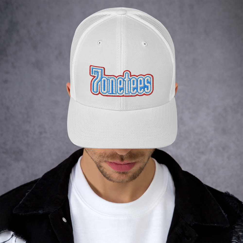 7onetees (Luv Ya Blue) - Retro Trucker Cap - 7onetees