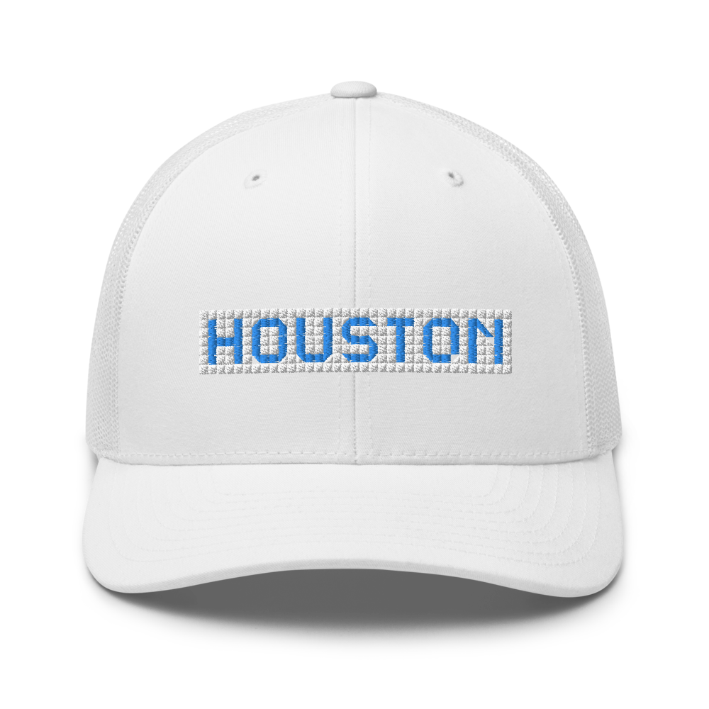 Houston Blue Tiles - Retro Trucker Cap