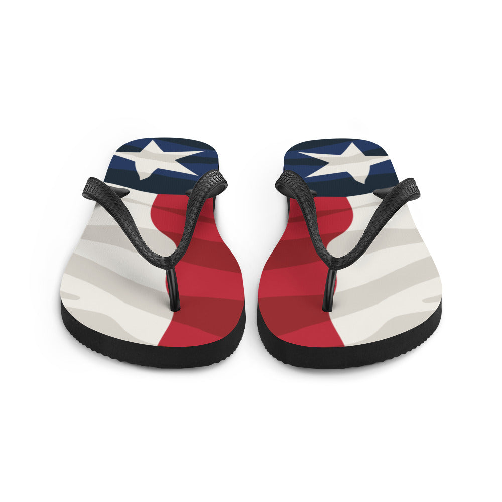 Texas Flag - Flip-Flops - 7onetees