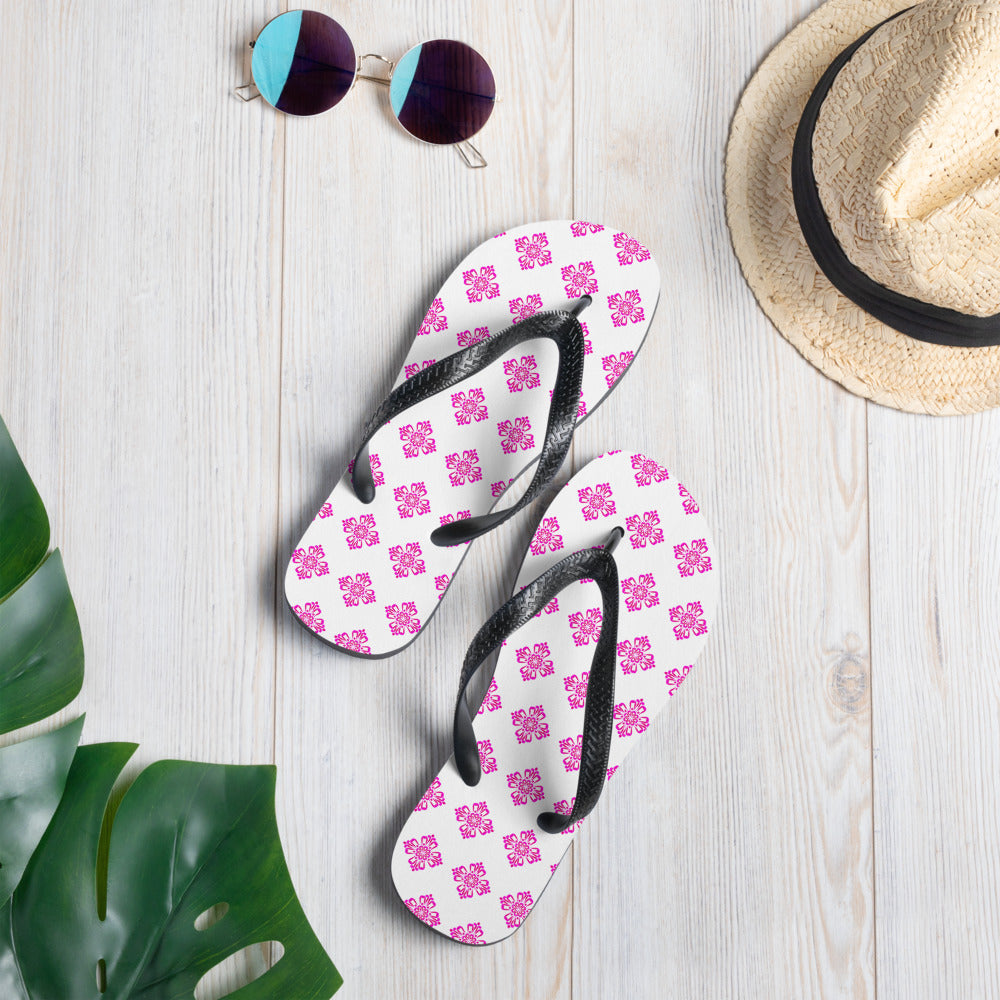 Electric Flower - Flip-Flops - 7onetees