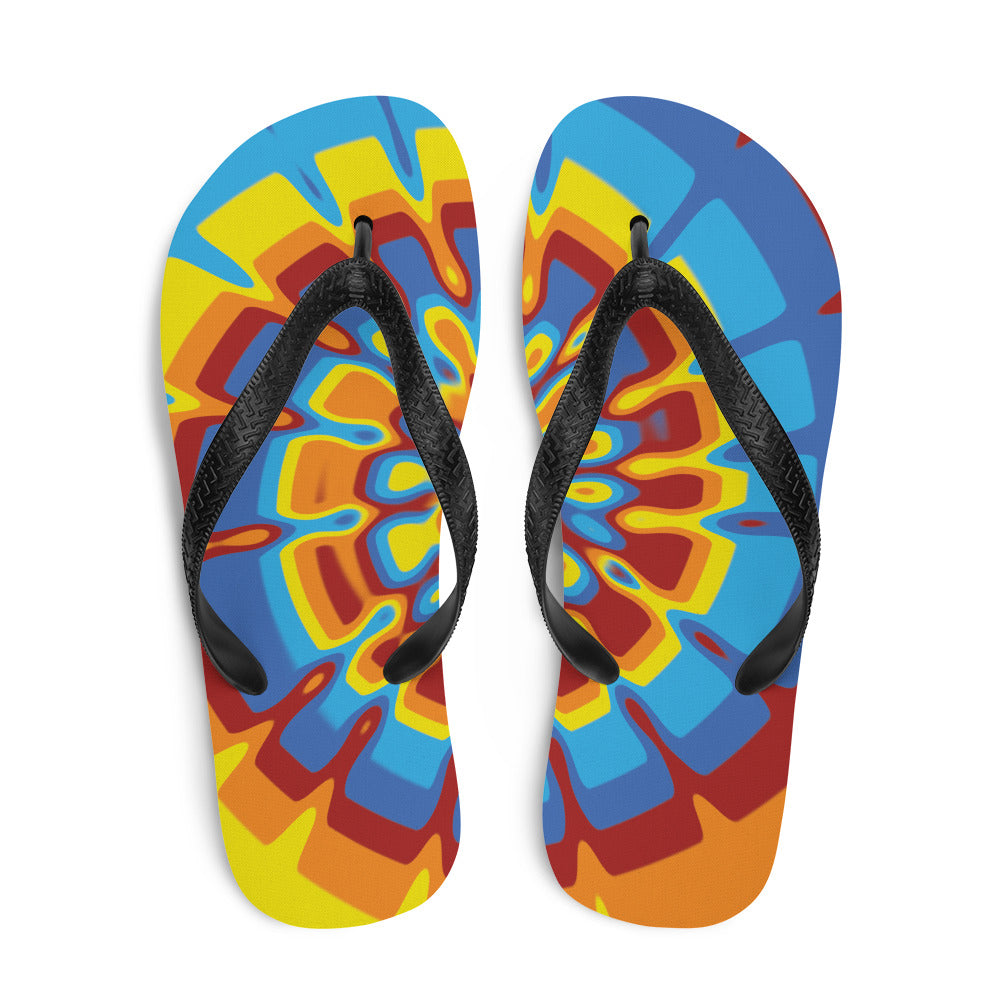 Tie Dye - Flip-Flops - 7onetees
