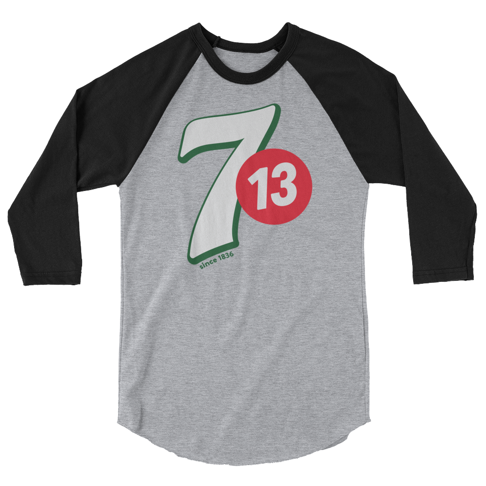 Drink 713 - Men&#39;s/Unisex 3/4 Sleeve Raglan - 7onetees