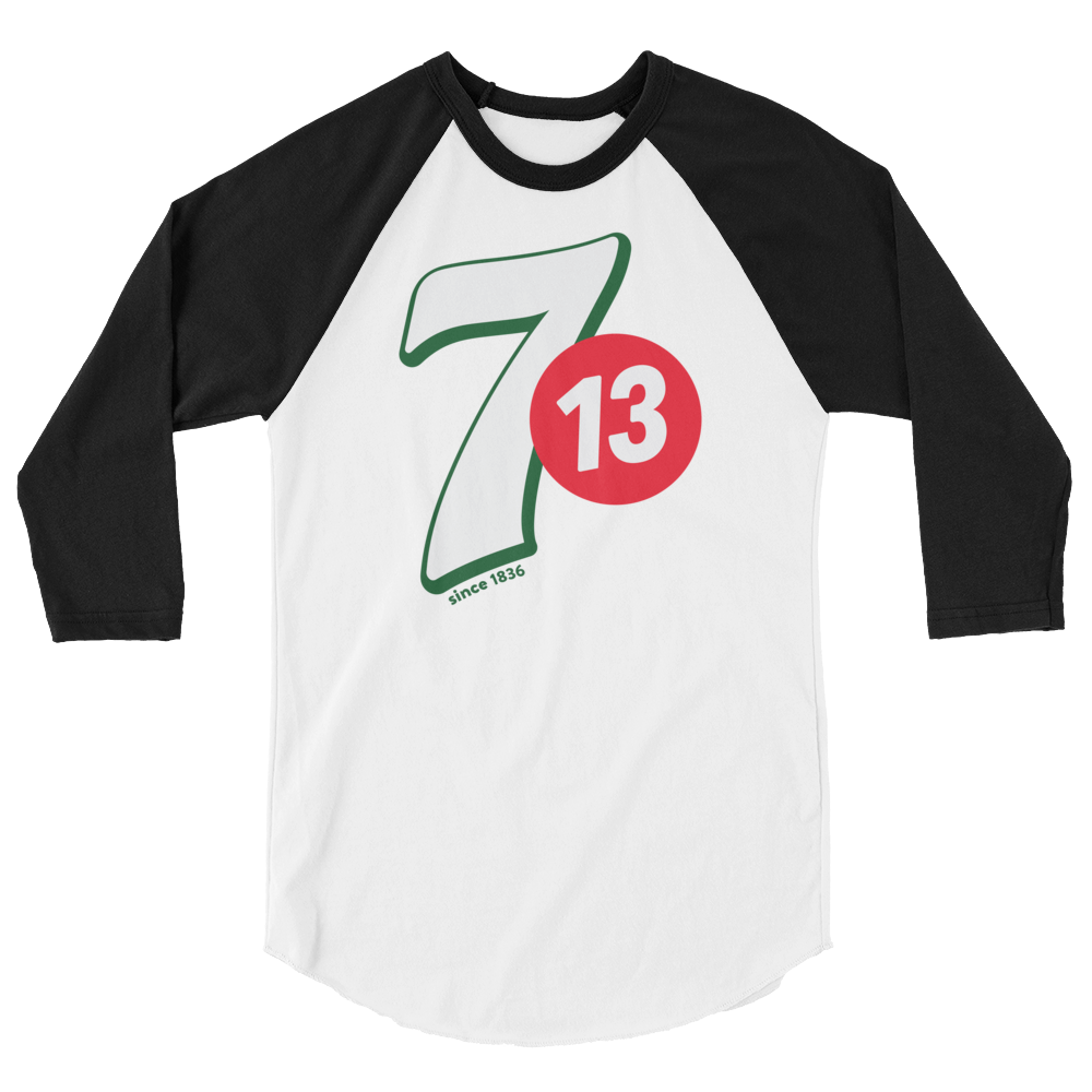 Drink 713 - Men&#39;s/Unisex 3/4 Sleeve Raglan - 7onetees