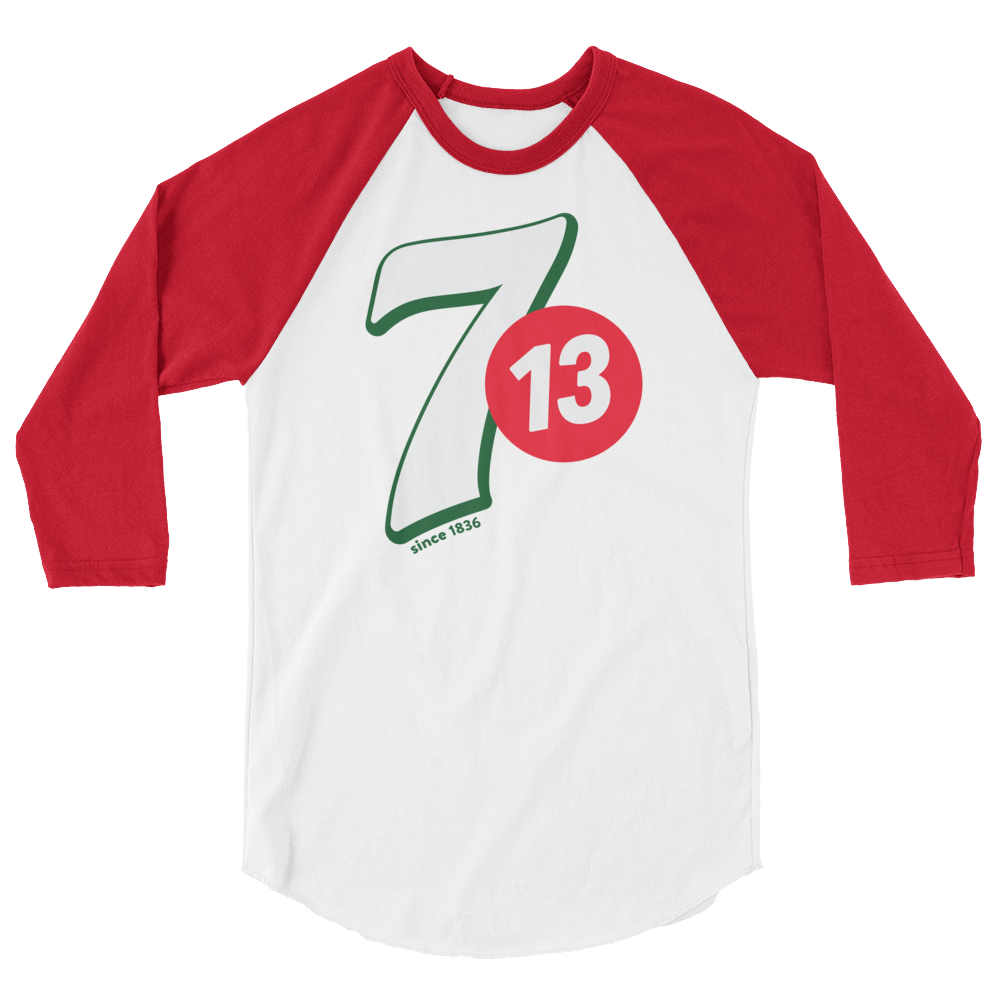 Drink 713 - Men&#39;s/Unisex 3/4 Sleeve Raglan - 7onetees