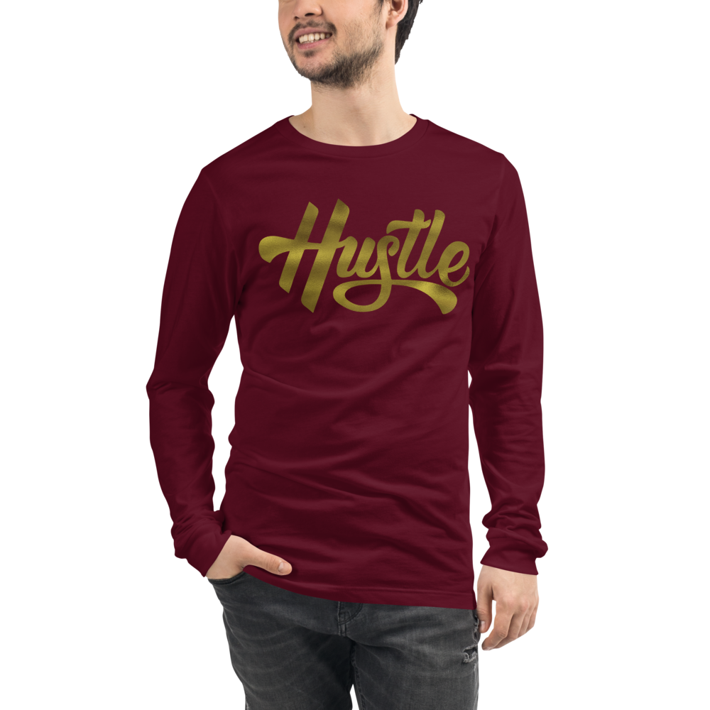 Gold Hustle - Men&#39;s/Unisex Long Sleeve - 7onetees