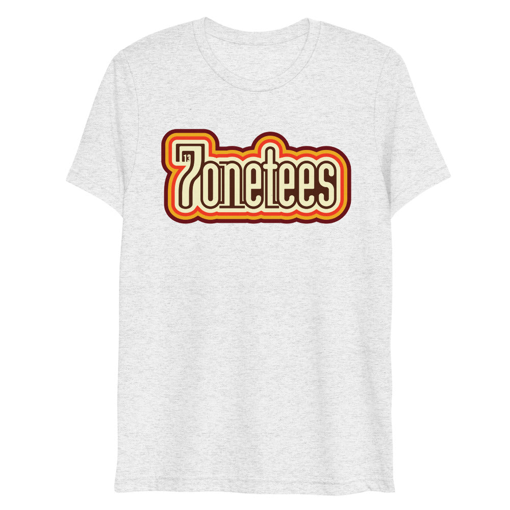 Retro 7onetees - Men&#39;s/Unisex Triblend Tee - 7onetees
