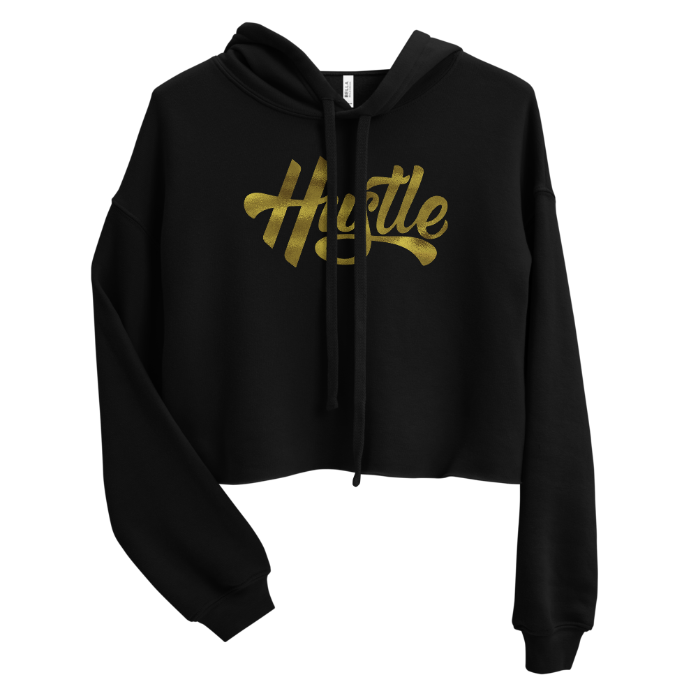 Black hoodie with gold writing sale